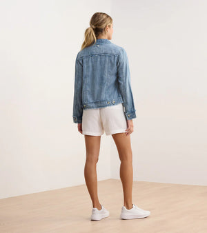 Tencel Jacket - Blue Acid Wash