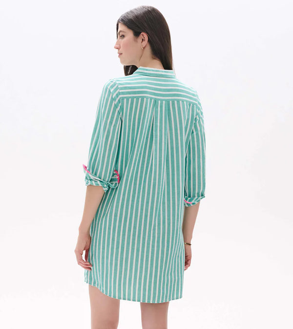 Julia Shirt Dress - Arcadia Stripes