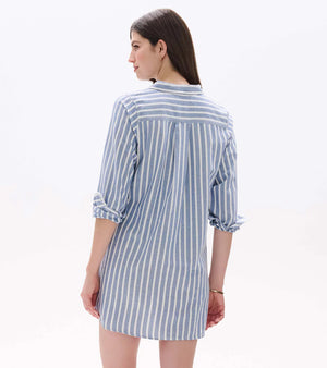 Julia Shirt Dress - Classic Stripes