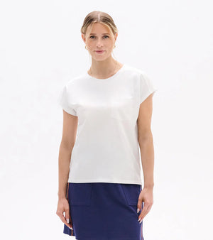 Ella Relaxed Tee - White