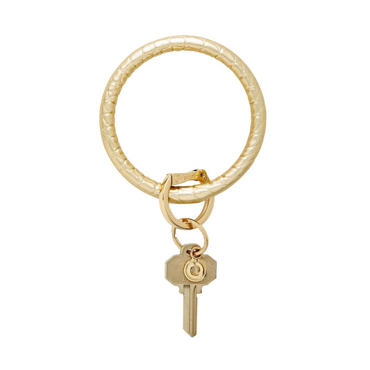 Leather BigO Key Ring