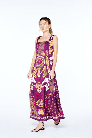 Enza Engineer Print Shift Dress
