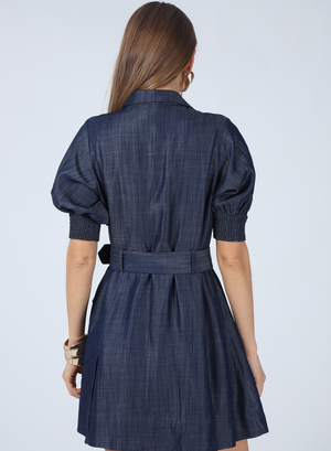 NOA DENIM MINI DRESS