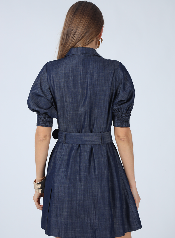 NOA DENIM MINI DRESS