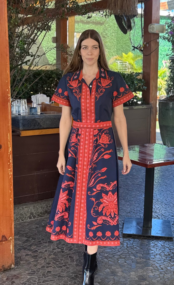 CHELSEA SHIRTDRESS | BILTMORE NAVY