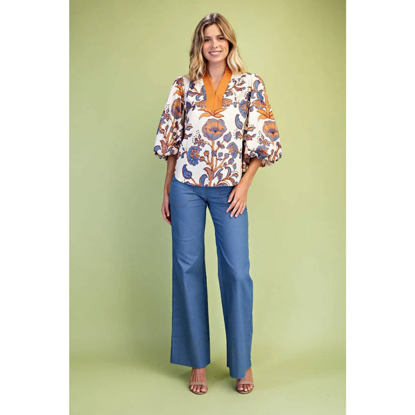 Floral Print Top