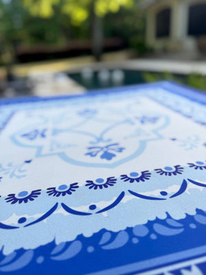 Amalfi Coast Mahjong Mat | Lemon Italy Mediterranean