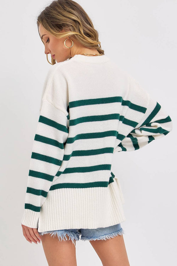 Striped Oversized Sweater