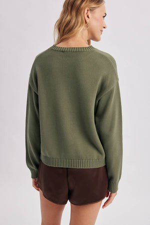 Crewneck Fish Sweater