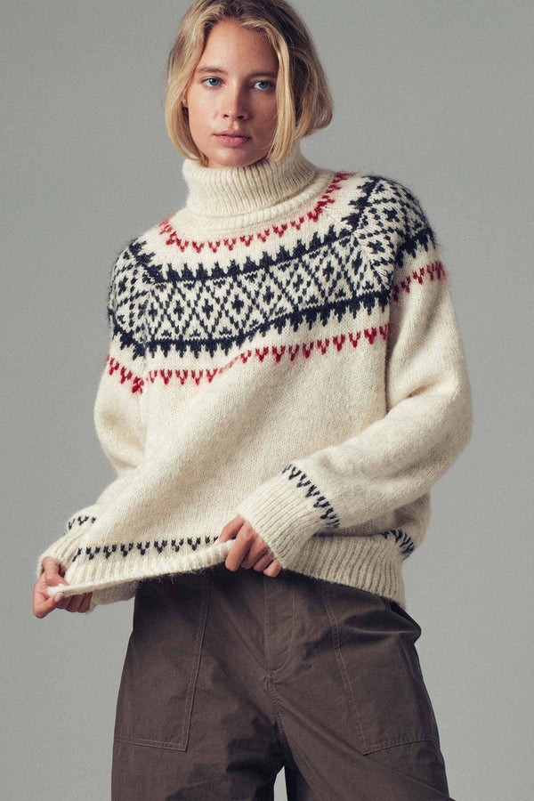 Nordic Fair Isle Knit Sweater