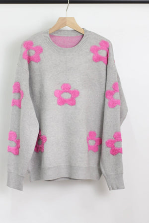 floral fall sweater