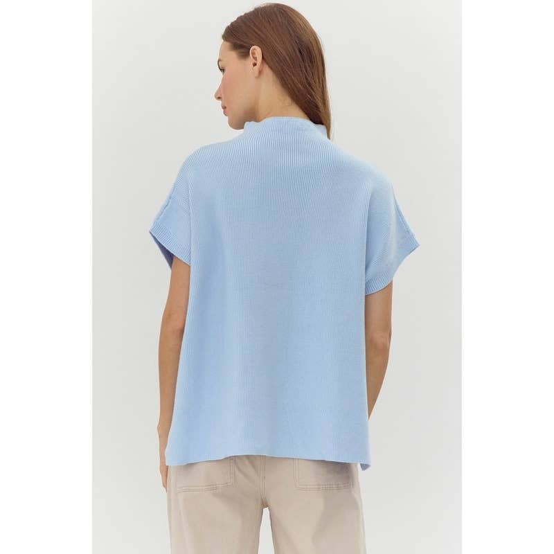 Drop Shoulder Sweater Top