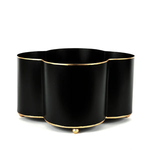 Mattie Quatrefoil Cachepot Planter