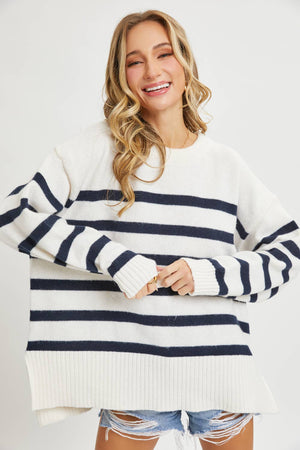 Striped Oversized Sweater