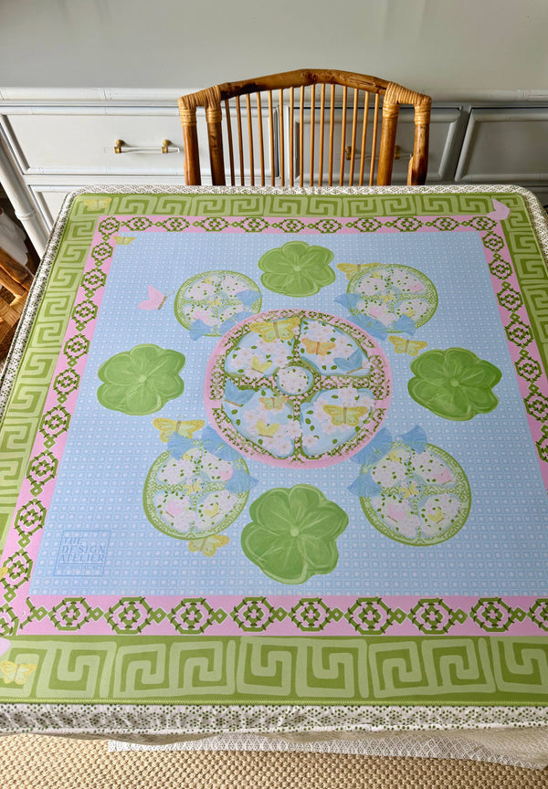 Greer Papillon Society 32.5”x 32.5” Mahjong Mat