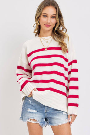 Striped Oversized Sweater