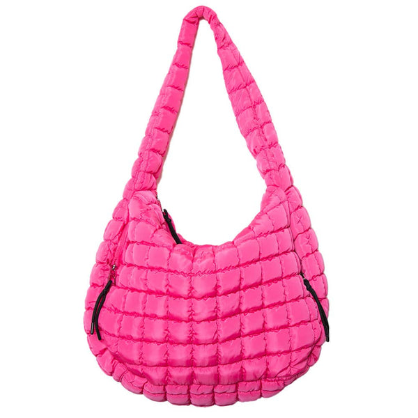 Hot Pink Easter Hobo Tote Bag