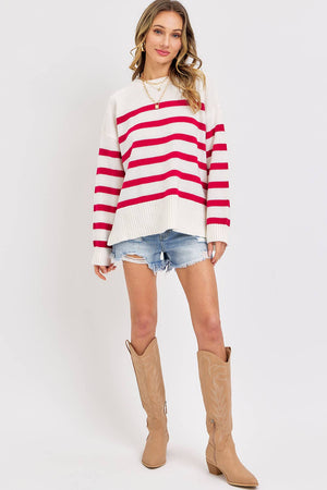Striped Oversized Sweater