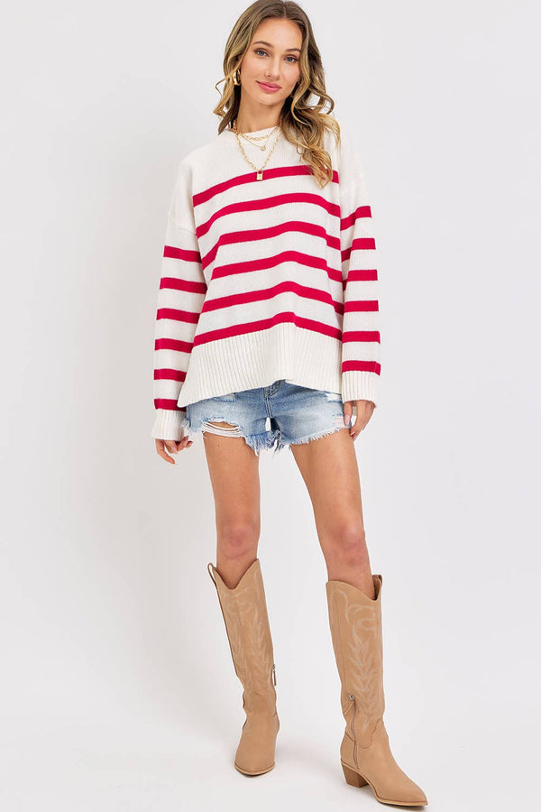 Striped Oversized Sweater