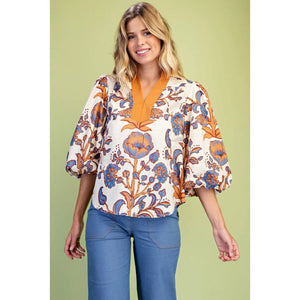 Floral Print Top