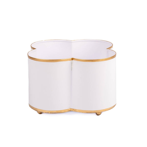 Mattie Quatrefoil Cachepot Planter