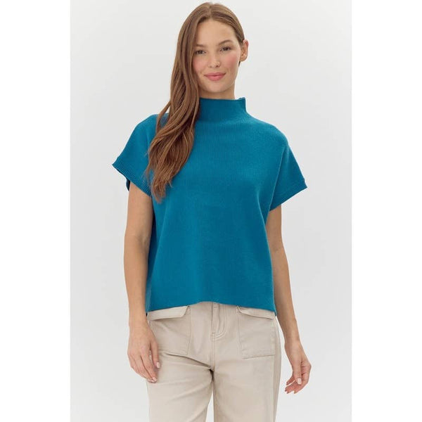 Drop Shoulder Sweater Top