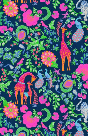 Ruffleneck Tunic - Jungle Symphony