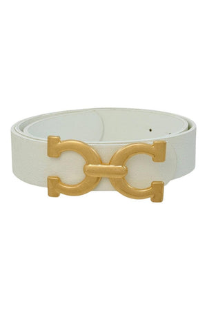 Interlocking C-Shaped Buckle Belt