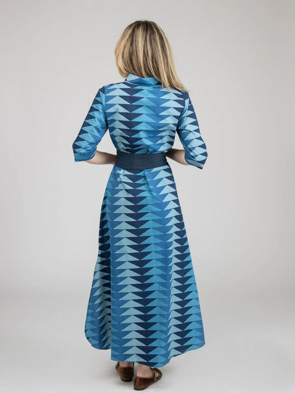 Eloise Dress | Bagru Triangle