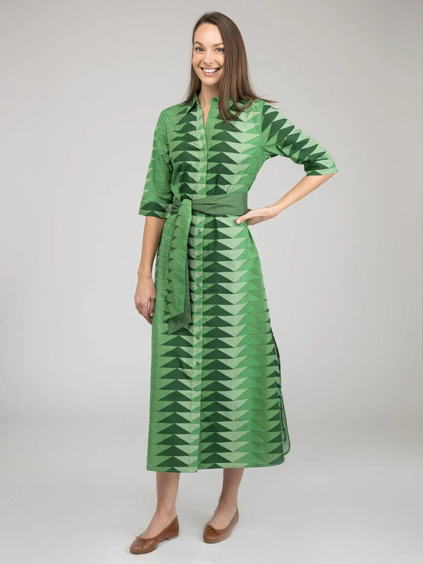 Eloise Dress | Bagru Triangle