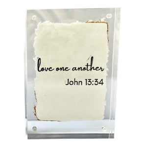 Bible verse acrylic frame