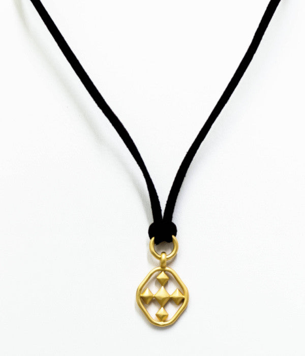 adjustable suede hope necklace