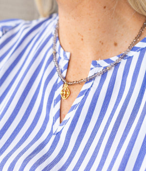 adjustable beaded prayer necklace