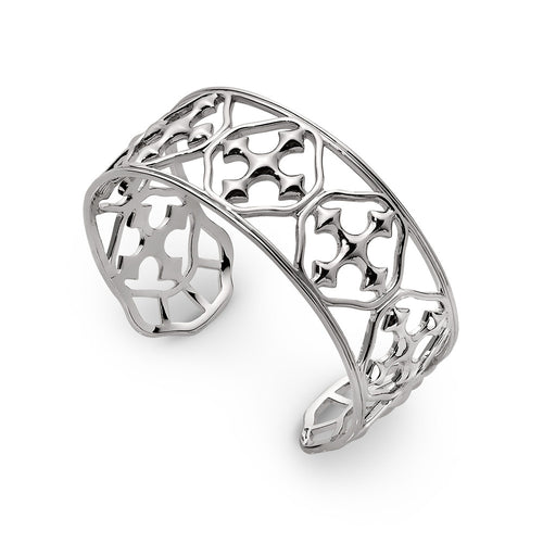 medium cuff shield bracelet