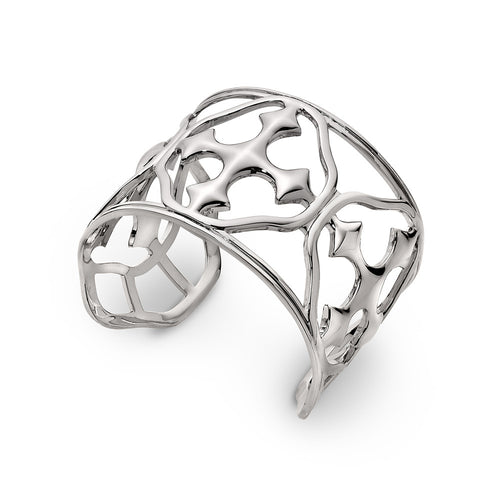 large cuff shield bracelet