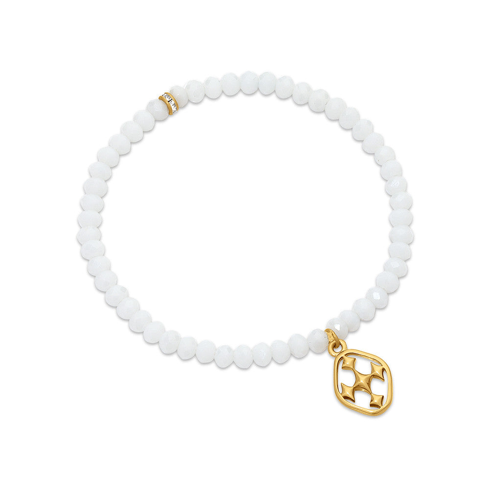 stretch beaded prayer bracelet