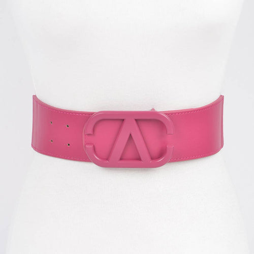 Color Metal Buckle Elastic Belt