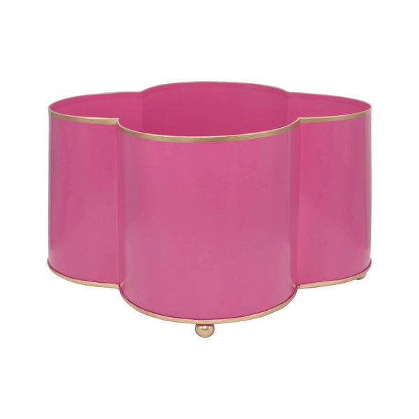 Mattie Quatrefoil Cachepot Planter