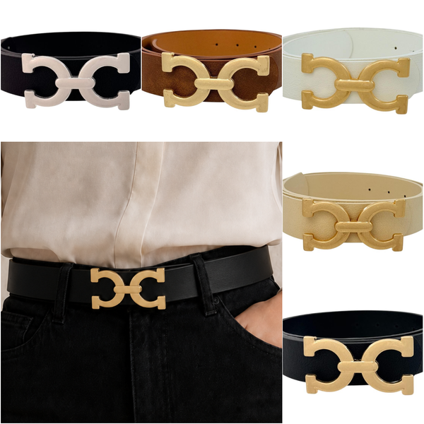 Interlocking C-Shaped Buckle Belt