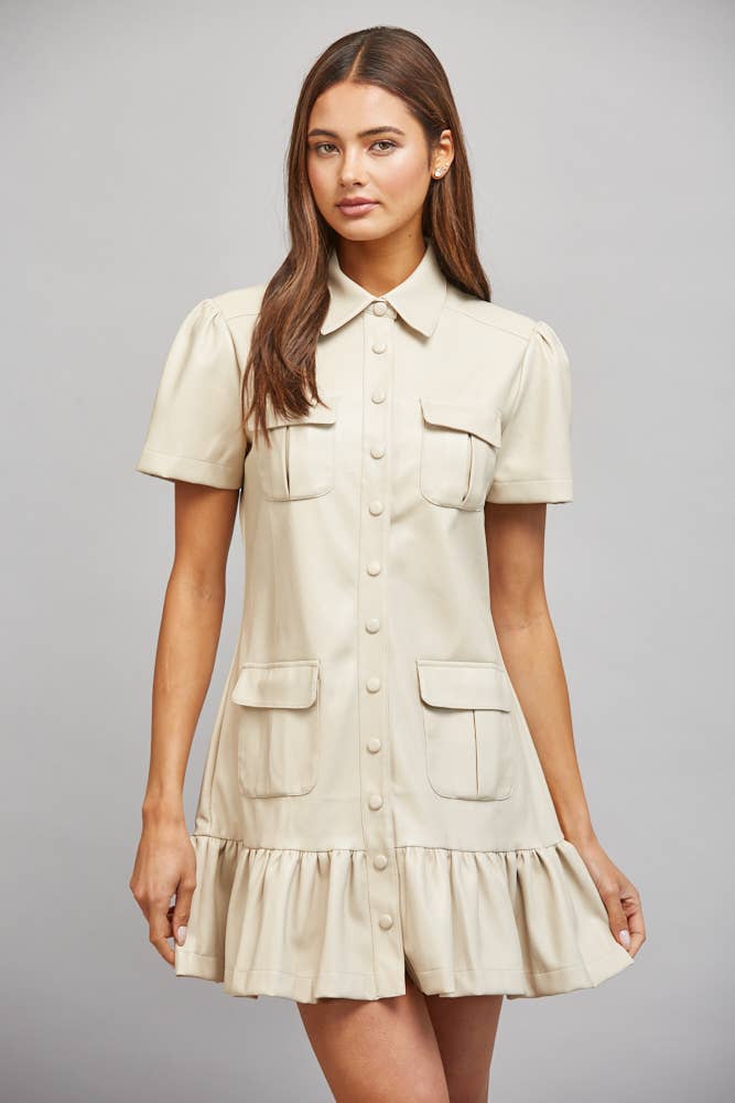 Vegan Leather Dress