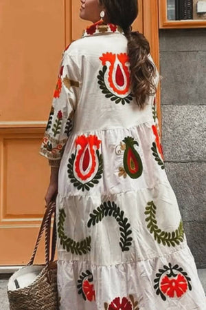 Floral Printed Maxi Dress