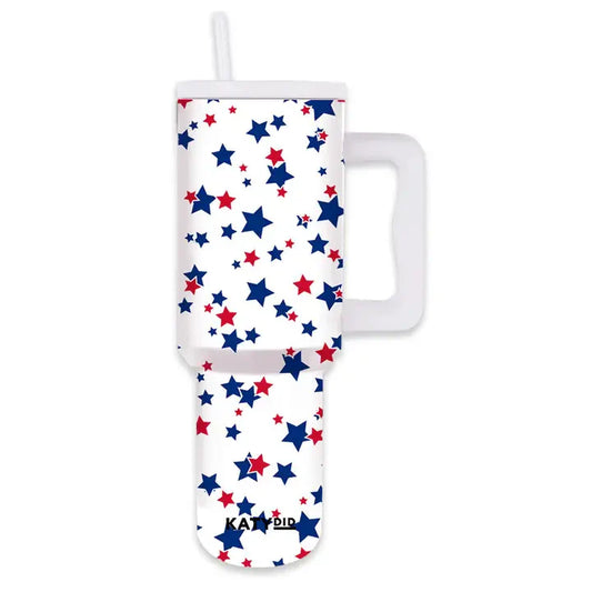 Red, White, Blue Star 38oz Tumbler