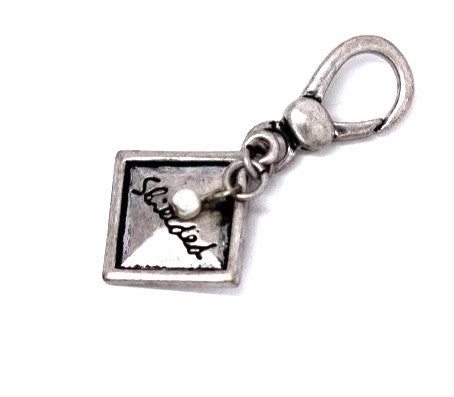inspirational charms- matte silver