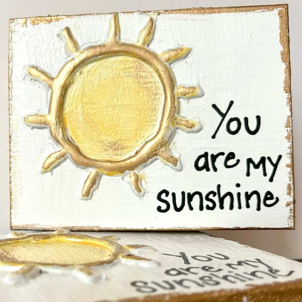 Hand Painted Nursery Art - You are my Sunshine