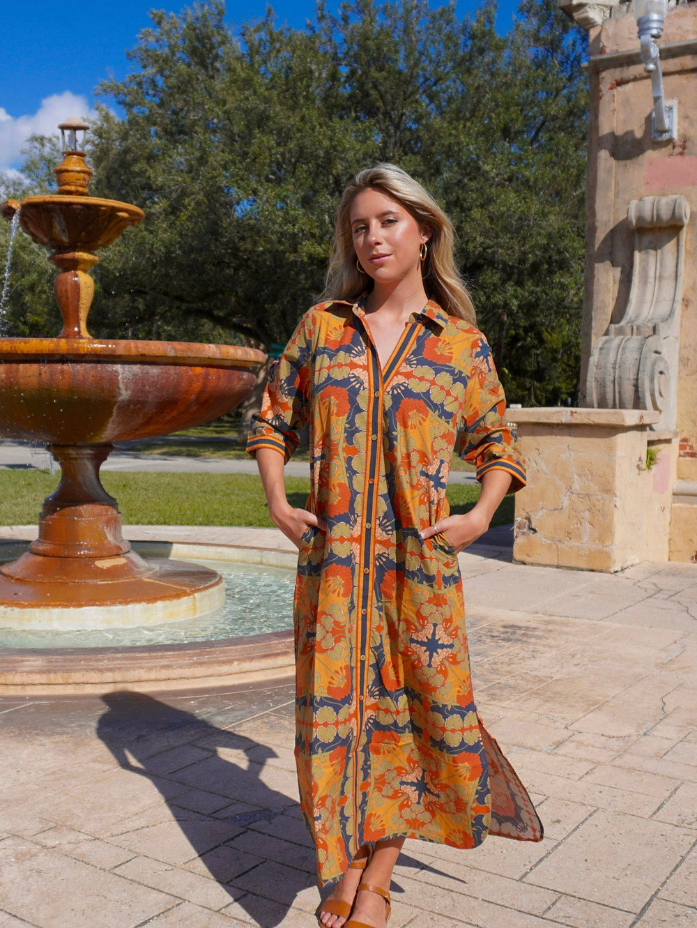RHEA MIDI | FALL GARDEN