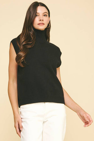 Mock Neck Sweater Vest