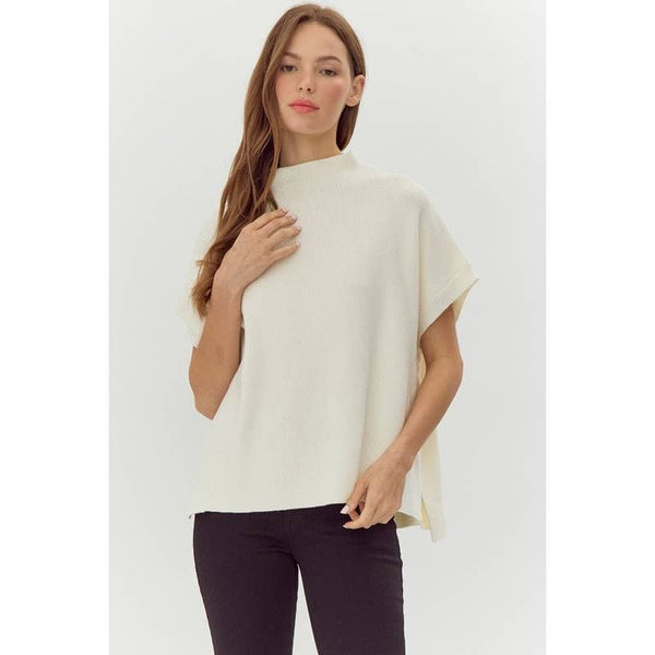 Drop Shoulder Sweater Top