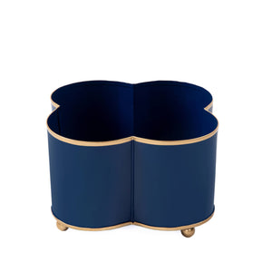 Mattie Quatrefoil Cachepot Planter