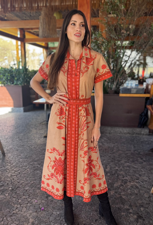 CHELSEA SHIRTDRESS | BILTMORE TAN