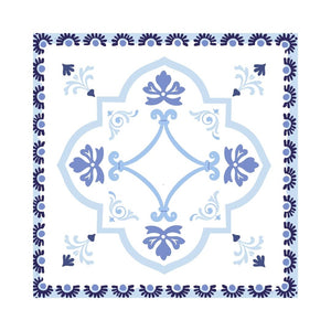 Amalfi Coast Mahjong Mat | Lemon Italy Mediterranean